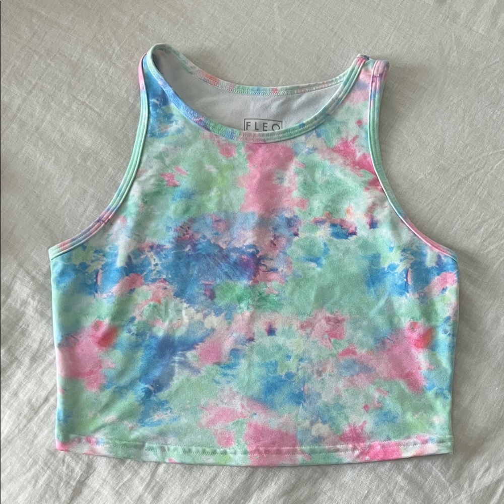 Fleo Pastel Tie-Dye Tank Top
